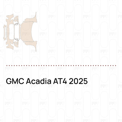 Voorgesneden PPF GMC Acadia AT4 2025