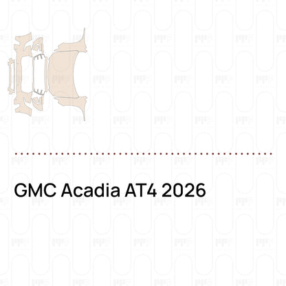 Voorgesneden PPF GMC Acadia AT4 2026