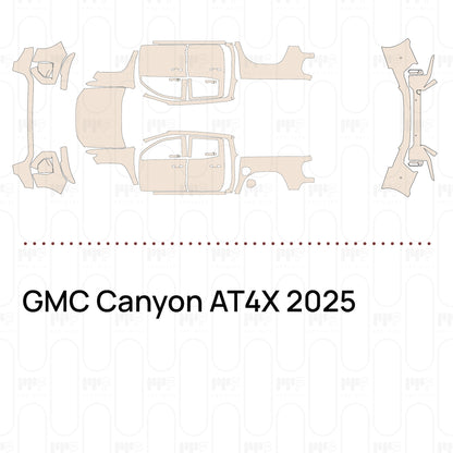 Voorgesneden PPF GMC Canyon AT4X 2025