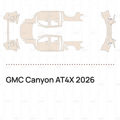 Voorgesneden PPF GMC Canyon AT4X 2026