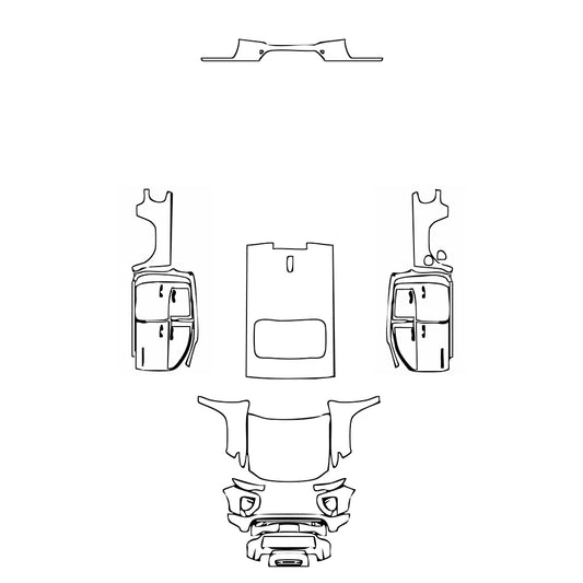 Pre-Cut PPF GMC Canyon Denali 2024 - PPF-Kits