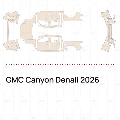 Voorgesneden PPF GMC Canyon Denali 2026
