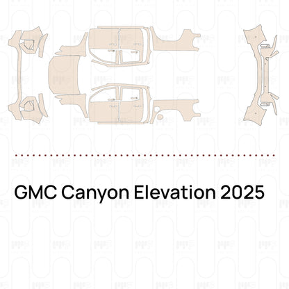 Voorgesneden PPF GMC Canyon Elevation 2025