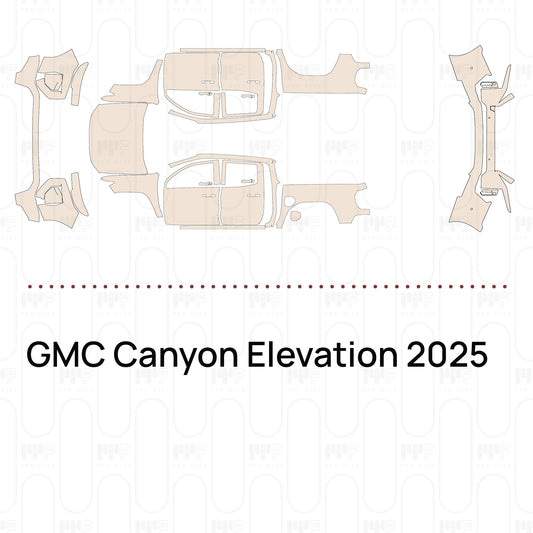 Voorgesneden PPF GMC Canyon Elevation 2025