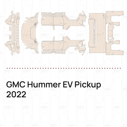 Voorgesneden PPF GMC Hummer EV Pickup 2022