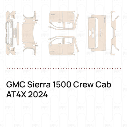 Voorgesneden PPF GMC Sierra 1500 Crew Cab AT4X 2024