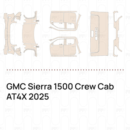 Voorgesneden PPF GMC Sierra 1500 Crew Cab AT4X 2025