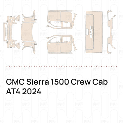 Voorgesneden PPF GMC Sierra 1500 Crew Cab AT4 2024