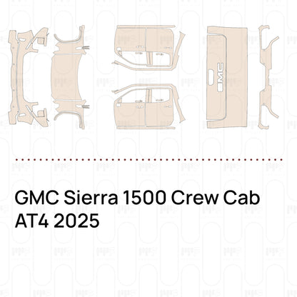Voorgesneden PPF GMC Sierra 1500 Crew Cab AT4 2025