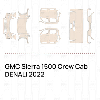 Voorgesneden PPF GMC Sierra 1500 Crew Cab DENALI 2022