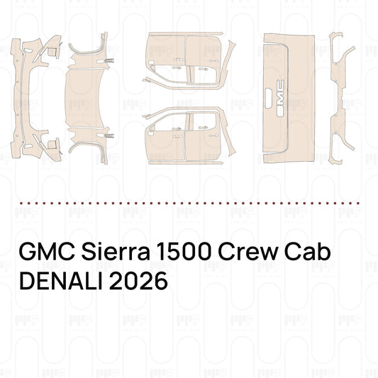 Voorgesneden PPF GMC Sierra 1500 Crew Cab DENALI 2026