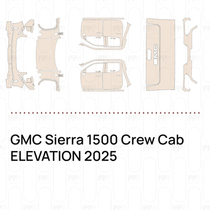 Voorgesneden PPF GMC Sierra 1500 Crew Cab ELEVATION 2025