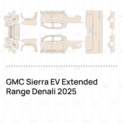 Voorgesneden PPF GMC Sierra EV Extended Range Denali 2025