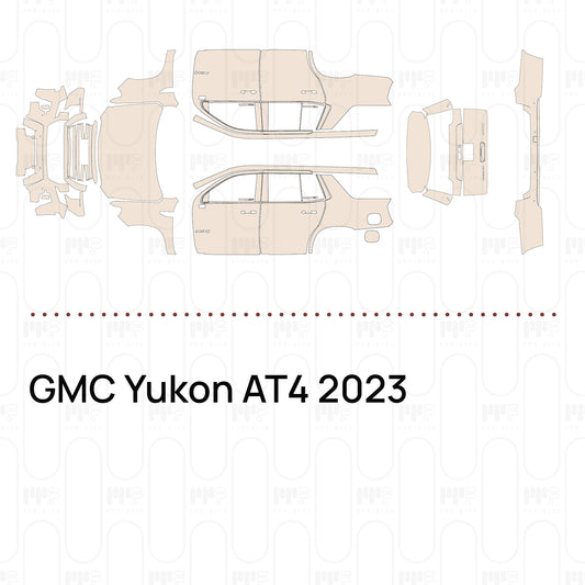 Voorgesneden PPF GMC Yukon AT4 2023