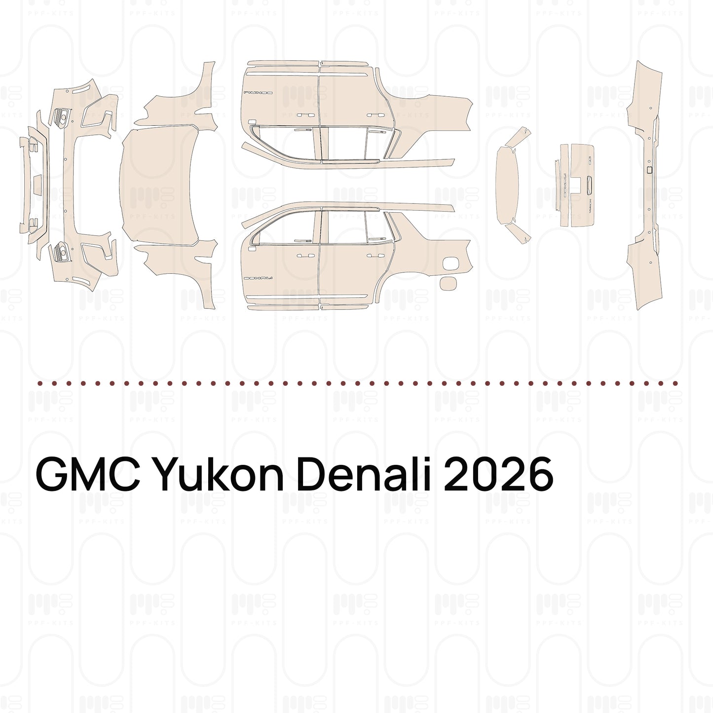 Voorgesneden PPF GMC Yukon Denali 2026
