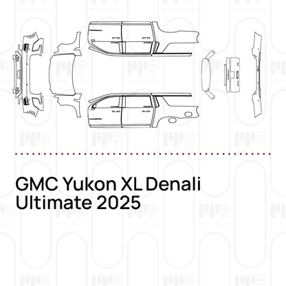 Voorgesneden PPF GMC Yukon XL Denali Ultimate 2025