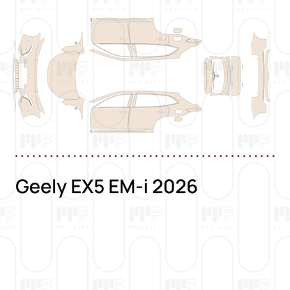 Voorgesneden PPF Geely EX5 EM-i 2026