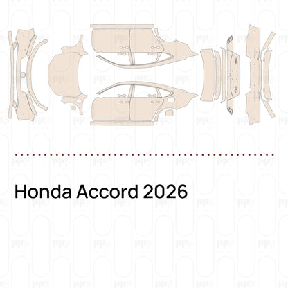 Voorgesneden PPF Honda Accord 2026