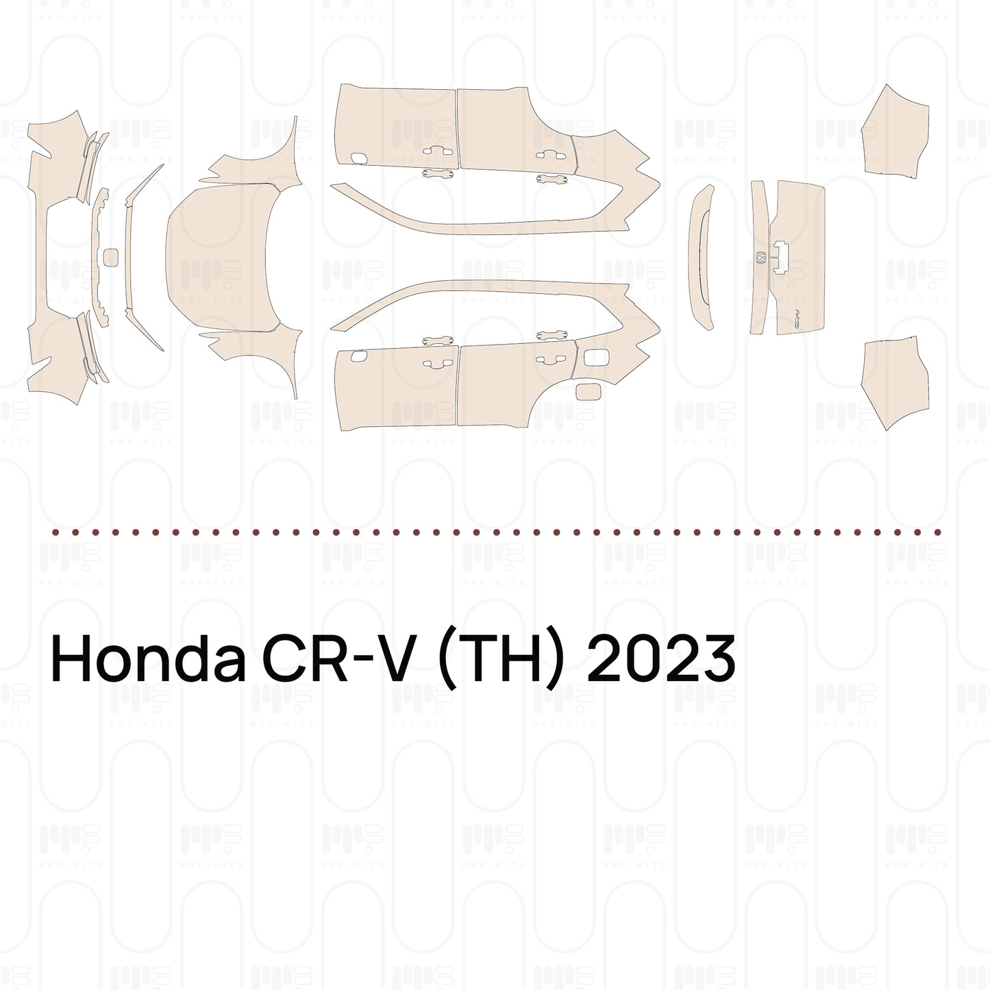 Voorgesneden PPF Honda CR-V (TH) 2023