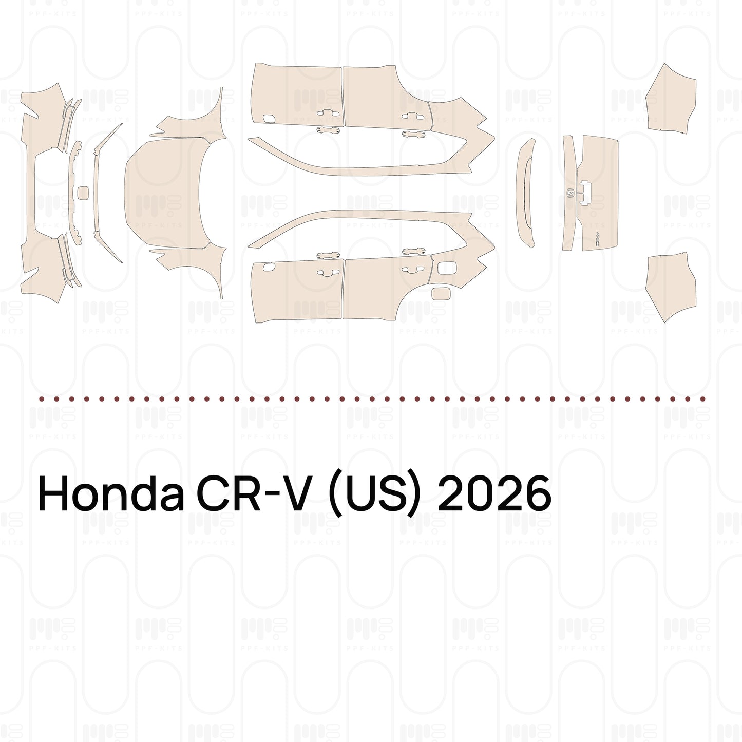 Voorgesneden PPF Honda CR-V (US) 2026