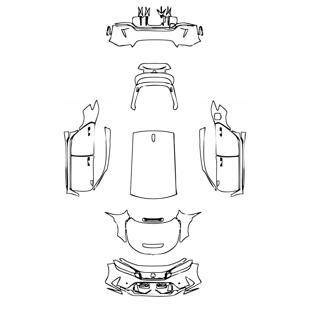 Pre-Cut PPF Honda Civic Type R 2024 - PPF-Kits