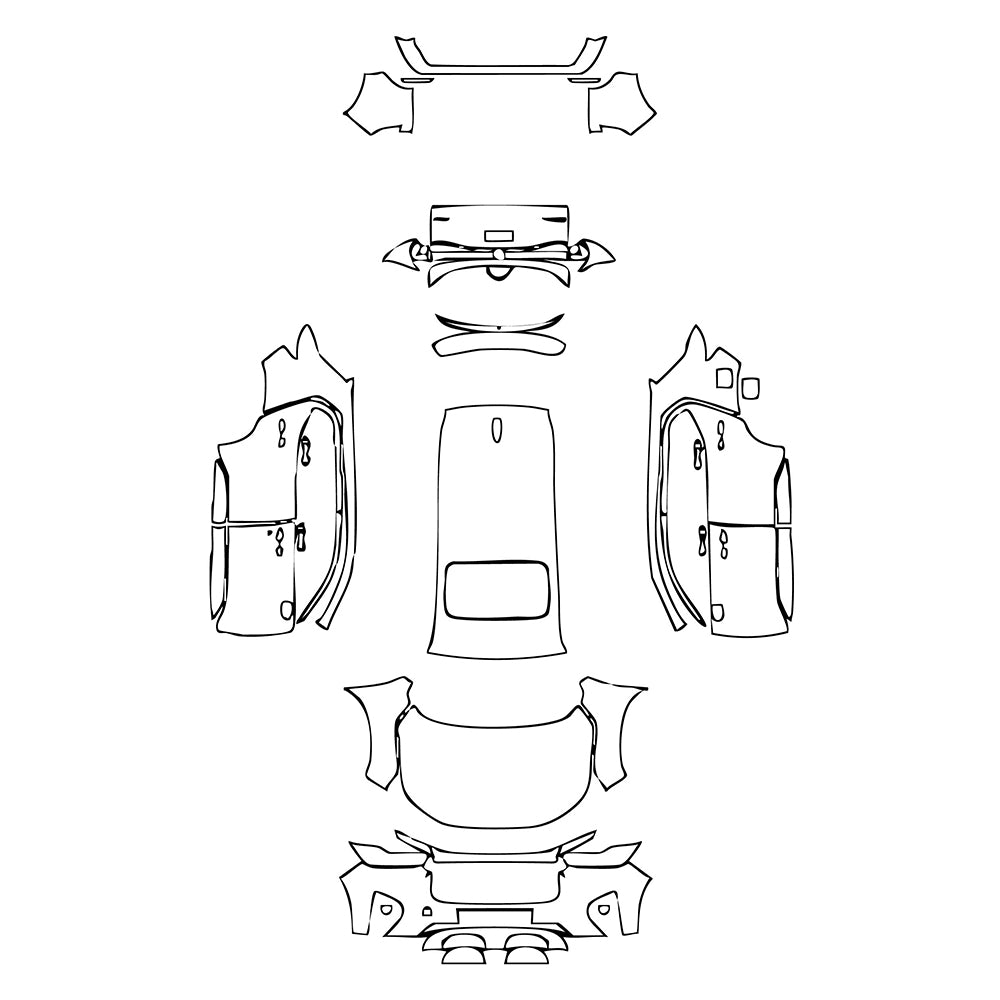 Voorgesneden PPF Honda Elevate (IN) ZX 2025