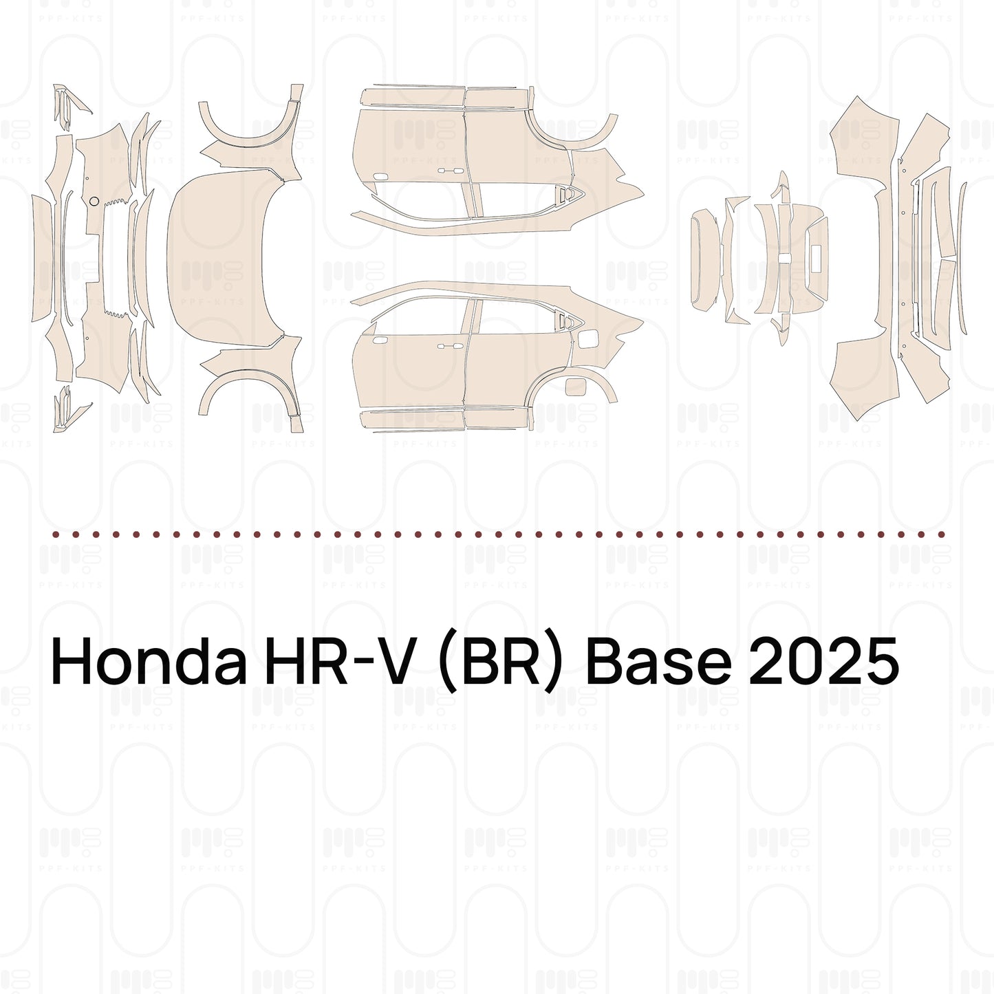 Voorgesneden PPF Honda HR-V (BR) Base 2025