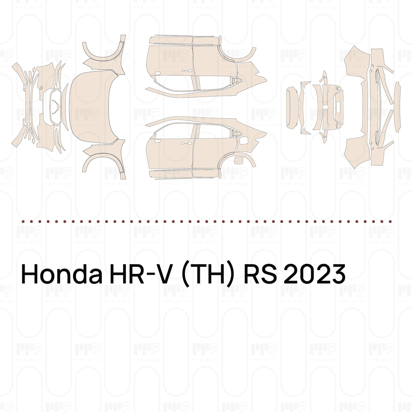 Voorgesneden PPF Honda HR-V (TH) RS 2023