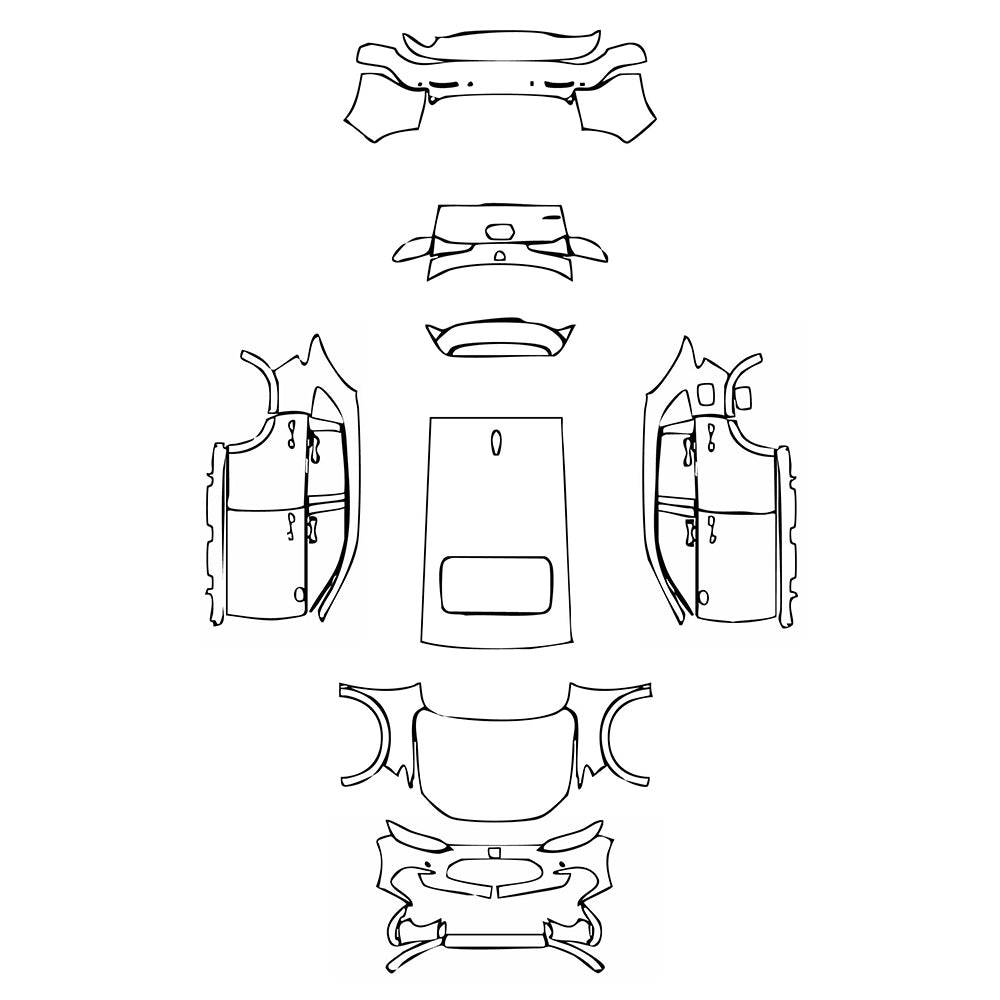 Voorgesneden PPF Honda HR-V (US) LX 2025