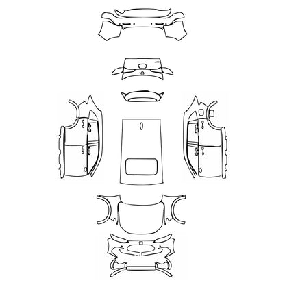 Voorgesneden PPF Honda HR-V (US) LX 2025