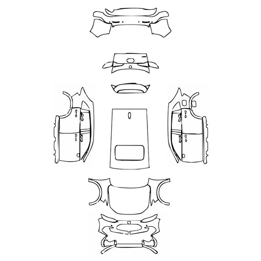 Voorgesneden PPF Honda HR-V (US) LX 2025