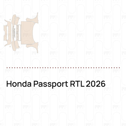 Voorgesneden PPF Honda Passport RTL 2026