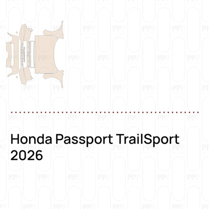 Voorgesneden PPF Honda Passport TrailSport 2026