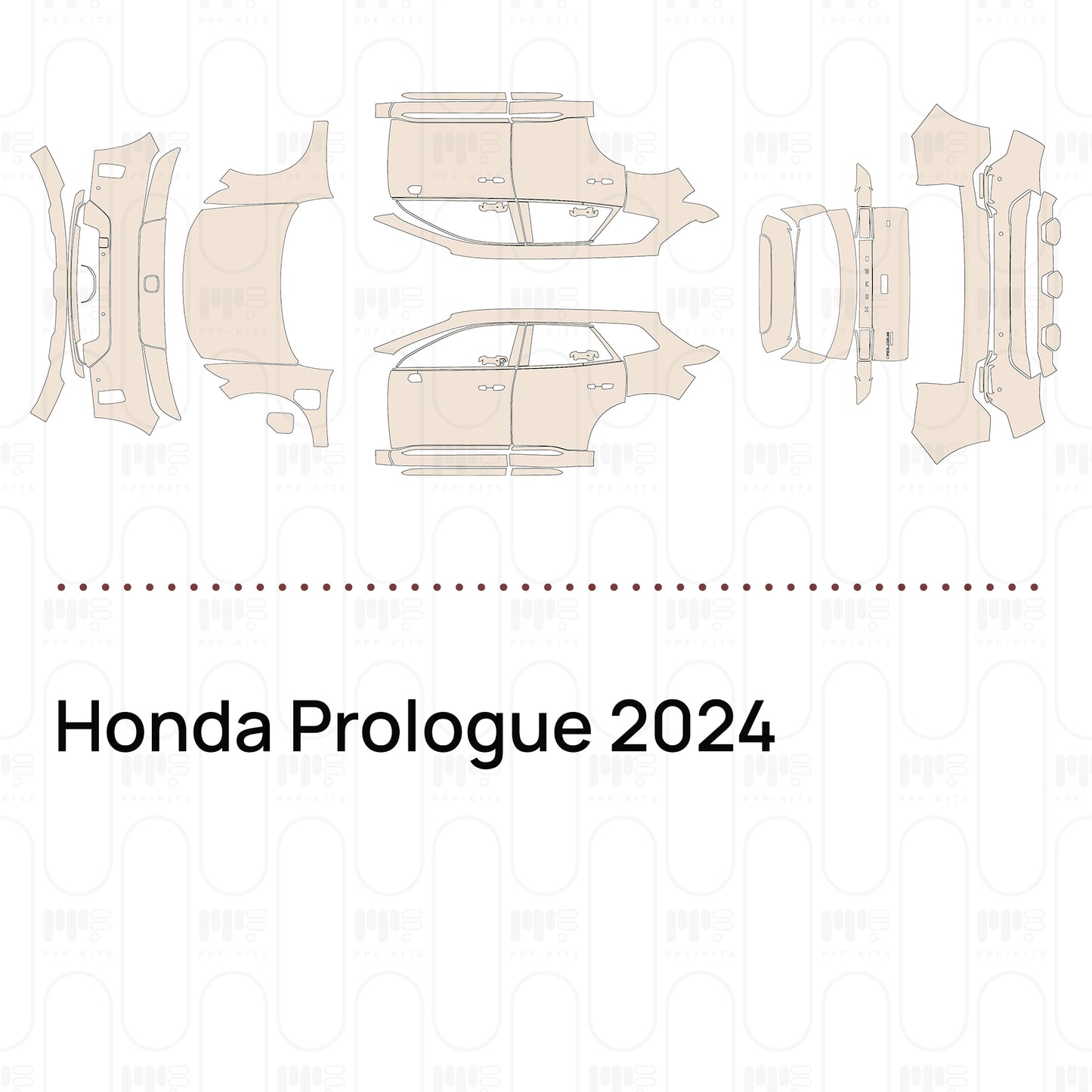 Voorgesneden PPF Honda Prologue 2024