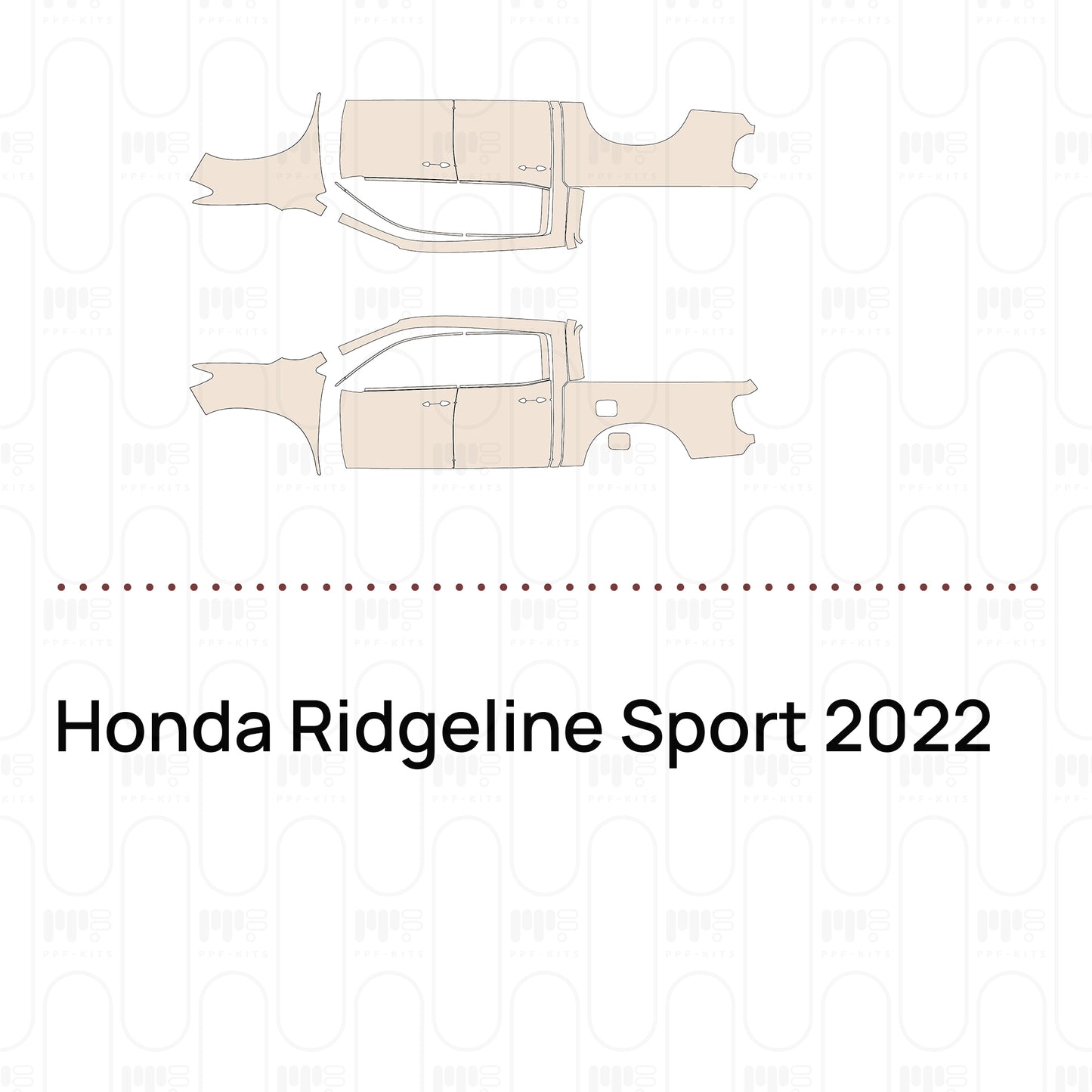Voorgesneden PPF Honda Ridgeline Sport 2022