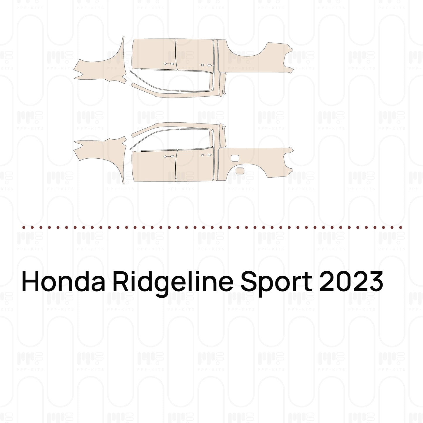 Voorgesneden PPF Honda Ridgeline Sport 2023