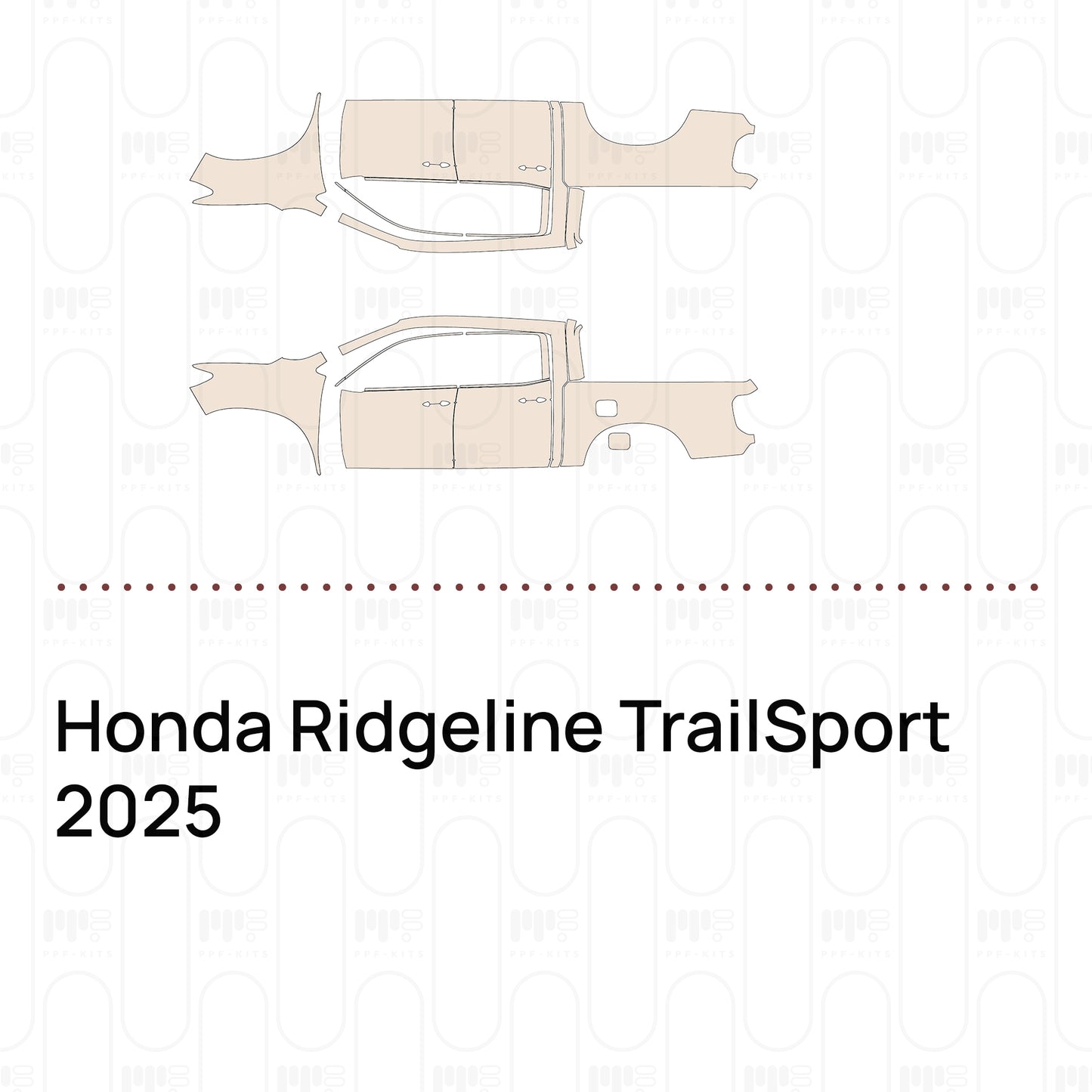 Voorgesneden PPF Honda Ridgeline TrailSport 2025