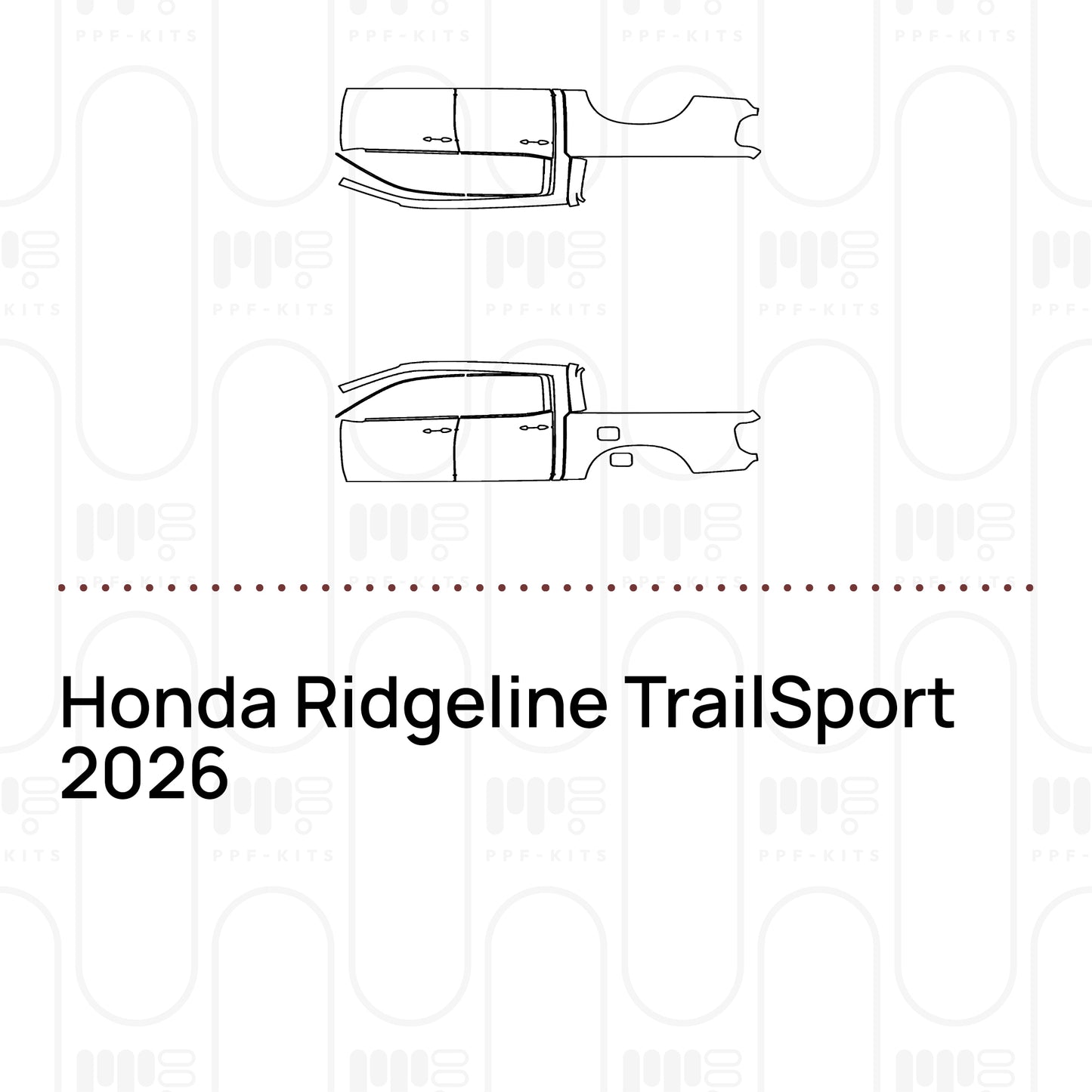 Voorgesneden PPF Honda Ridgeline TrailSport 2026