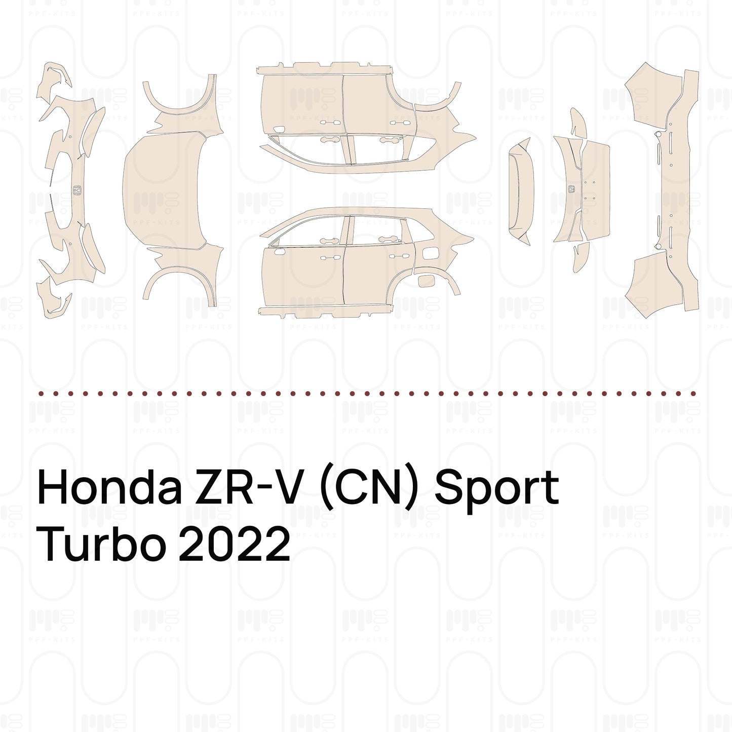Voorgesneden PPF Honda ZR-V (CN) Sport Turbo 2022