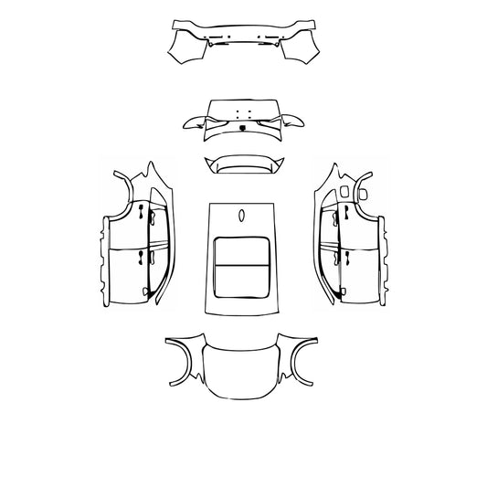 Pre-Cut PPF Honda ZR-V (EU) Base 2022 - PPF-Kits