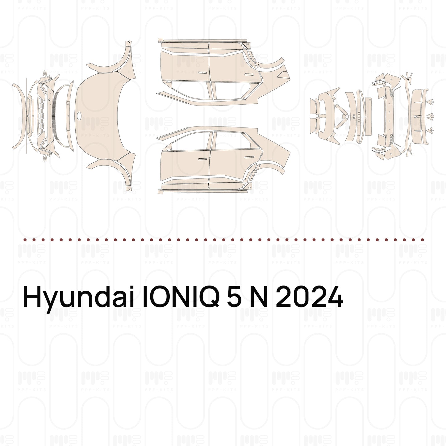 Voorgesneden PPF Hyundai IONIQ 5 N 2024