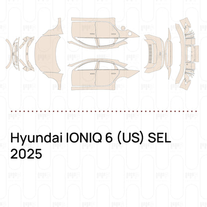 Voorgesneden PPF Hyundai IONIQ 6 (US) SEL 2025