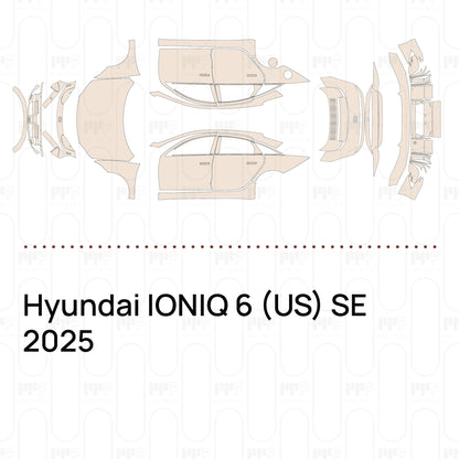 Voorgesneden PPF Hyundai IONIQ 6 (US) SE 2025