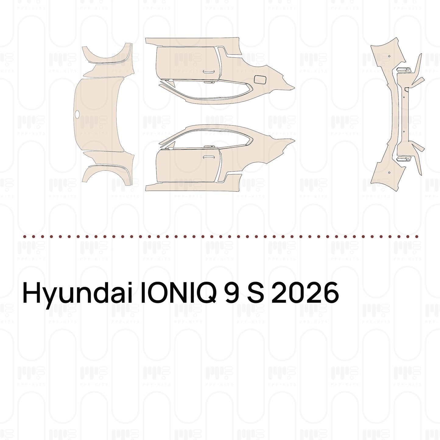 Voorgesneden PPF Hyundai IONIQ 9 S 2026