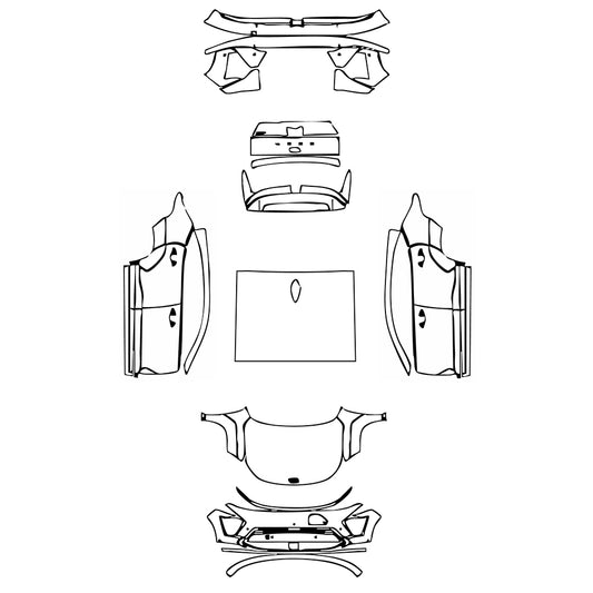 Pre-Cut PPF Hyundai Kona Electric SEL 2024 - PPF-Kits
