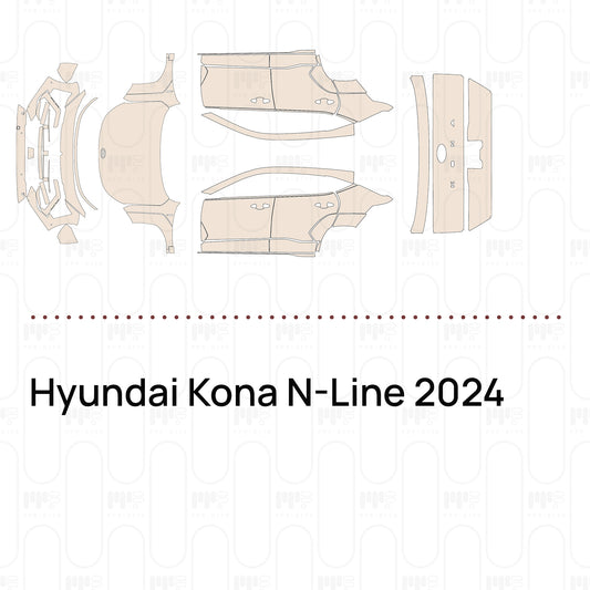 Voorgesneden PPF Hyundai Kona N-Line 2024