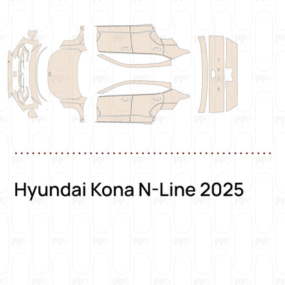 Voorgesneden PPF Hyundai Kona N-Line 2025