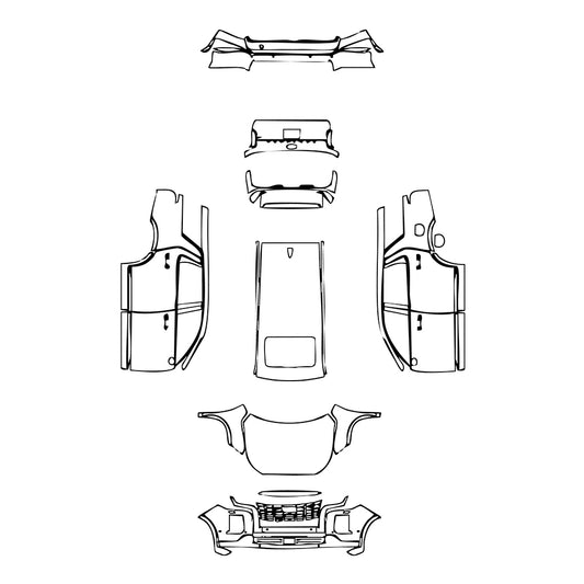 Pre-Cut PPF Hyundai Palisade Calligraphy 2023 - PPF-Kits