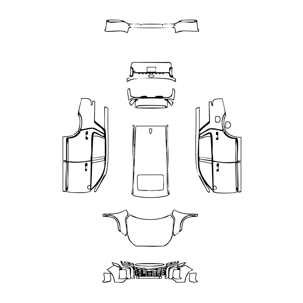 Pre-Cut PPF Hyundai Palisade Limited 2023 - PPF-Kits