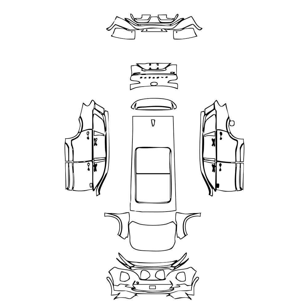 Pre-Cut PPF Hyundai Santa Fe (CN) 2020 - PPF-Kits